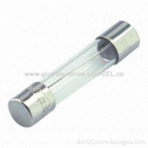 Time-lag Glass Tube Fuse without Lead, Measures 6 x 30mm, CCC-certified
